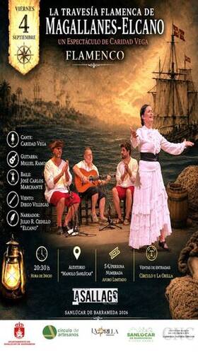 Cartel de «La travesía flamenca de Magallanes-Elcano»