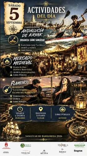 Cartel de Campeonato de Andalucía de Kayak