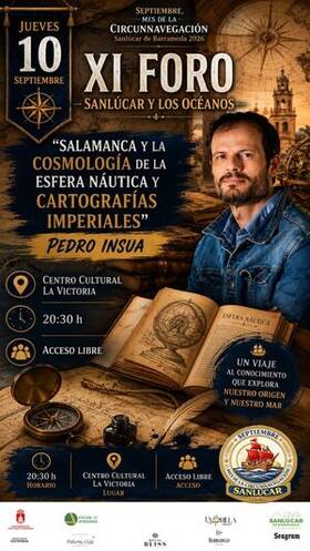 Cartel de XI Foro Sanlúcar y los Océanos: Pedro Insua